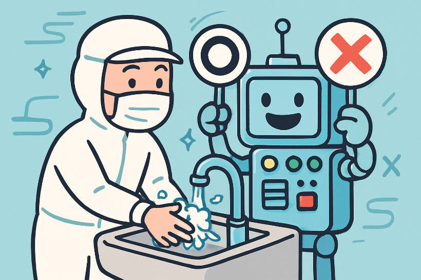 手洗いチェック