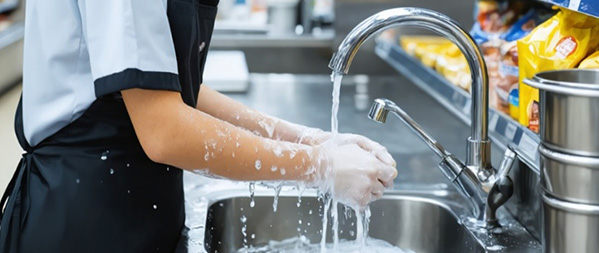 コンビニ店舗 手洗いイメージ