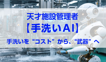 天才施設管理者 手洗いAI